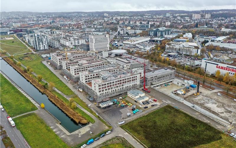 Baustopps am Flugfeldklinikum sollen trotz der jüngsten Ereignisse verhindert werden. GB-Foto (Archiv): Dettenmeyer