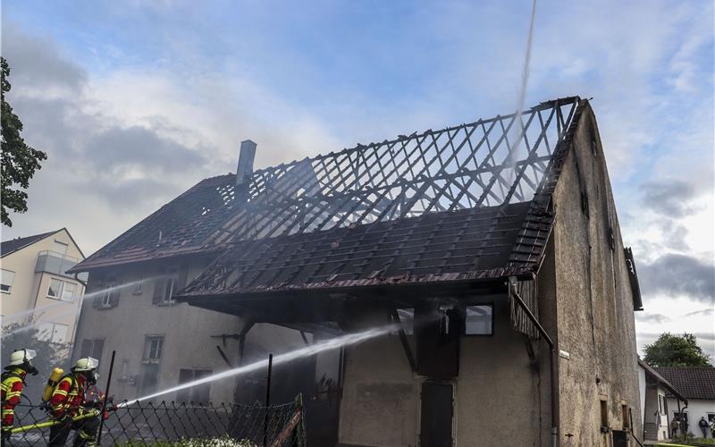 Ergenzinger Großbrand geht auf
zündelnde Kinder zurück