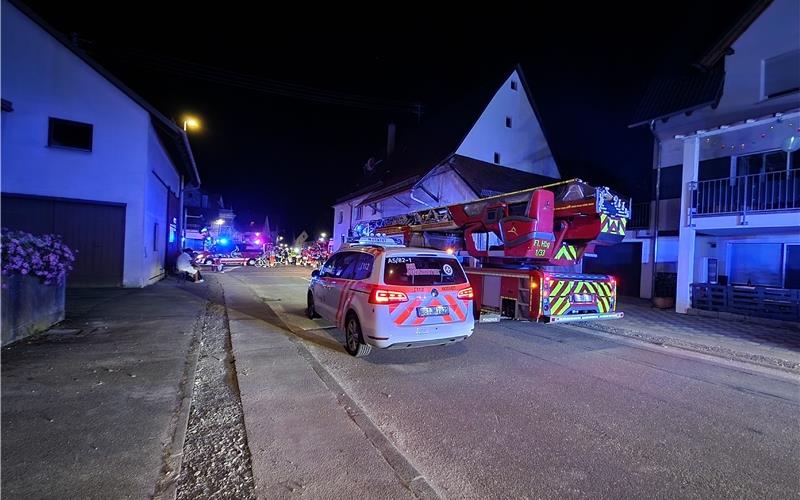 Feuerwehr gibt nach Gasalarm in Gültstein Entwarnung