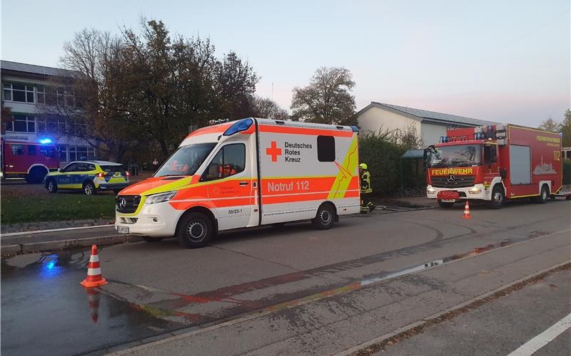 Heizraum raucht: Feuerwehr evakuiert Grundschule Nufringen