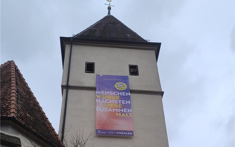 Vor der Bundestagswahl: Kirchen zeigen Flagge gegen rechts