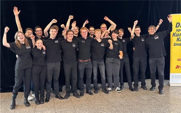 Das Percussion-Ensemble tritt 2025 beim Deutschen Orchester-Wettbewerb an. GB-Foto: gb