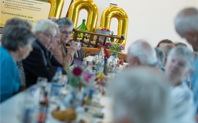 Der OGV Gärtringen feierte abschließend nochmals sein diesjähriges Jubiläum. GB-Foto: Vecsey