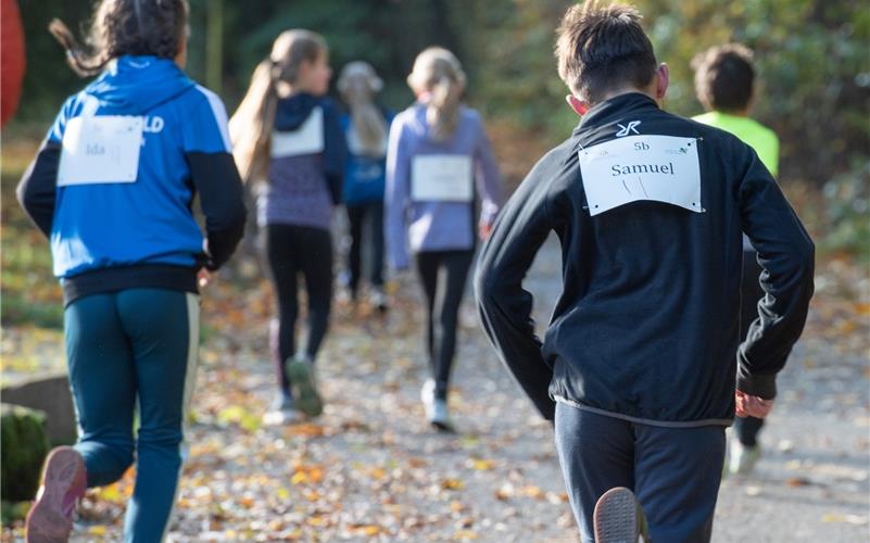 Durch den Wald beim Sportgelände des VfL Oberjettingen führt der Sponsorenlauf.GB-Foto: Vecsey