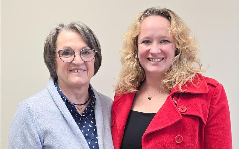 Gisela Resch und Katarina Schneiderova (rechts) engagieren sich ehrenamtlich beim Kinder- und Jugendhospizdienst.GB-Foto: gb