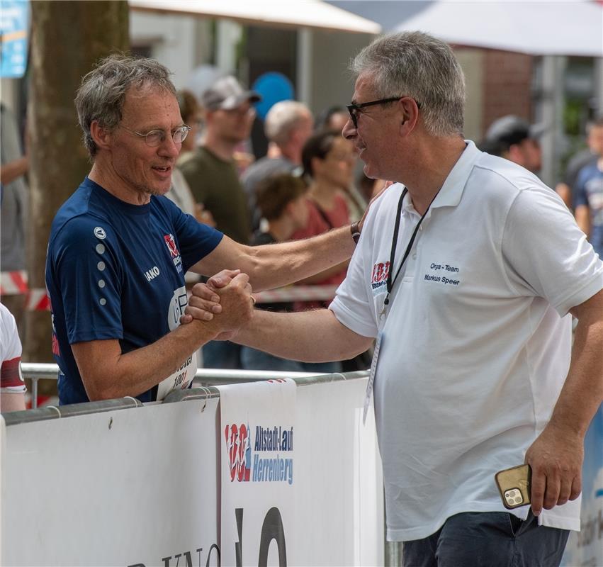 Herrenberg, Innenstadt, Altstadtlauf,  Dieter Baumann,  GB-Foto: Vecsey