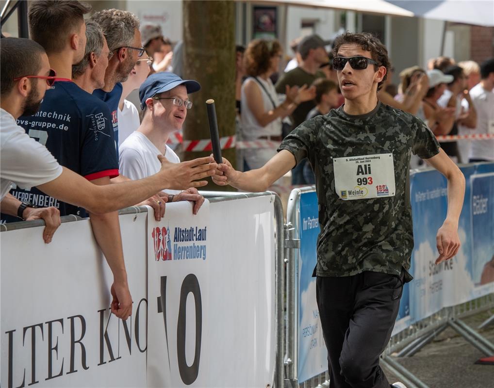 Herrenberg, Innenstadt, Altstadtlauf,  GB-Foto: Vecsey