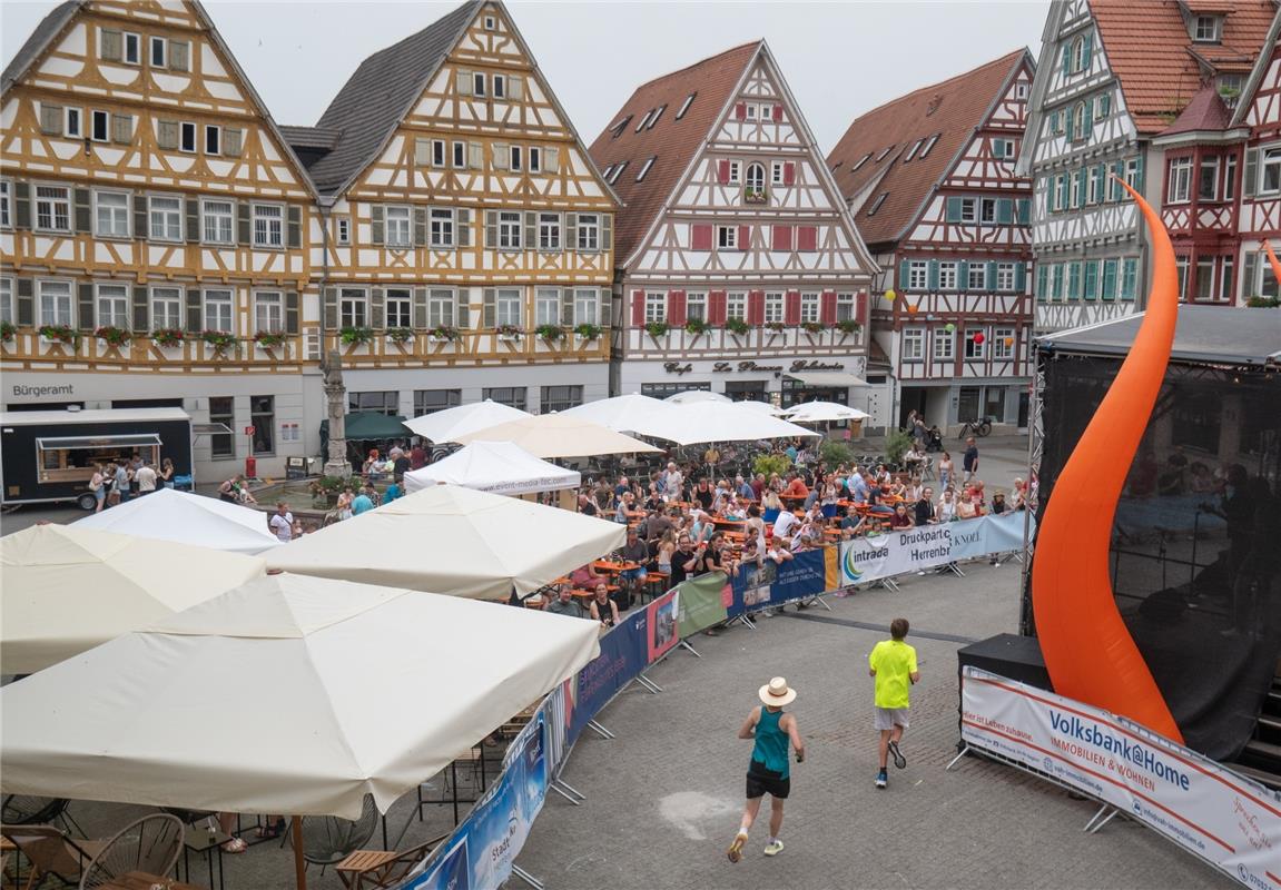 Herrenberg, Innenstadt, Altstadtlauf,  GB-Foto: Vecsey