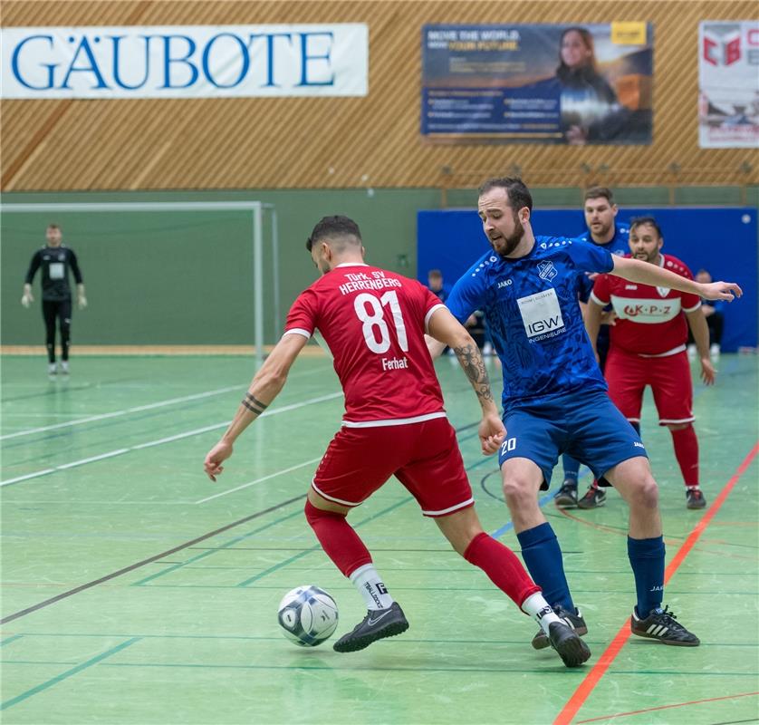 Herrenberg, Längenholzhalle, Gäubote-Cup, Fußball-Hallenturnier,  Türk SV Herren...