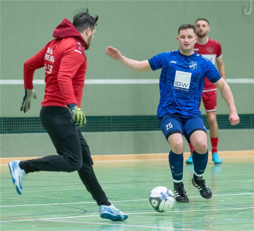 Herrenberg, Längenholzhalle, Gäubote-Cup, Fußball-Hallenturnier,  Türk SV Herren...