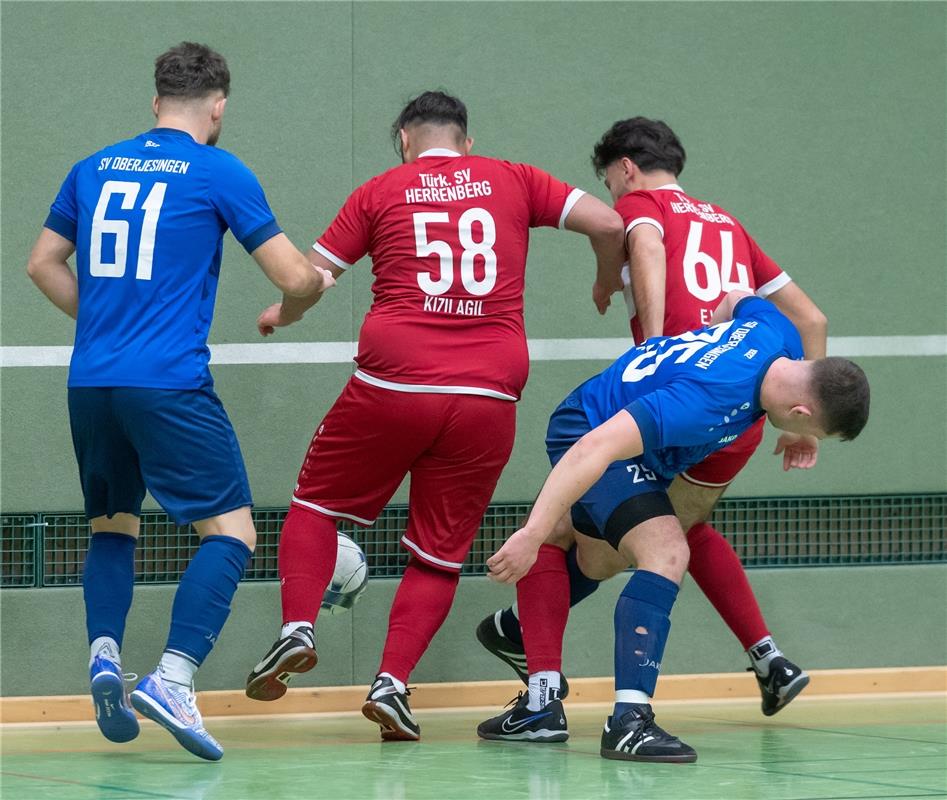 Herrenberg, Längenholzhalle, Gäubote-Cup, Fußball-Hallenturnier,  Türk SV Herren...