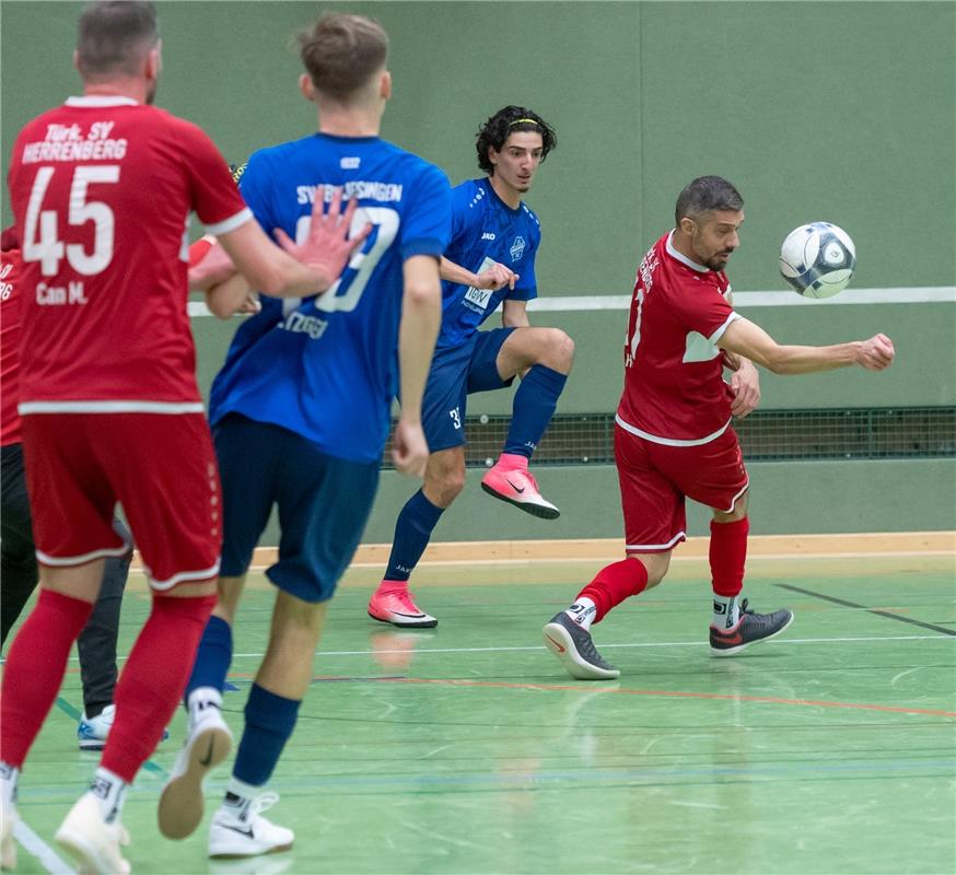 Herrenberg, Längenholzhalle, Gäubote-Cup, Fußball-Hallenturnier,  Türk SV Herren...