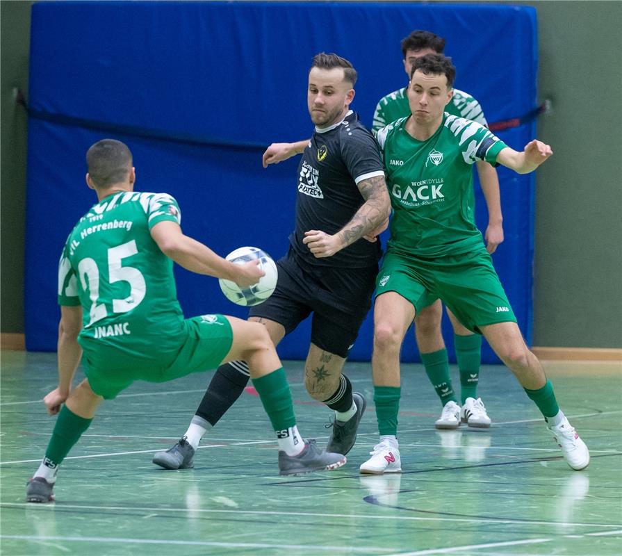 Herrenberg, Längenholzhalle, Gäubote-Cup, Fußball-Hallenturnier,  Spvgg Aidlinge...