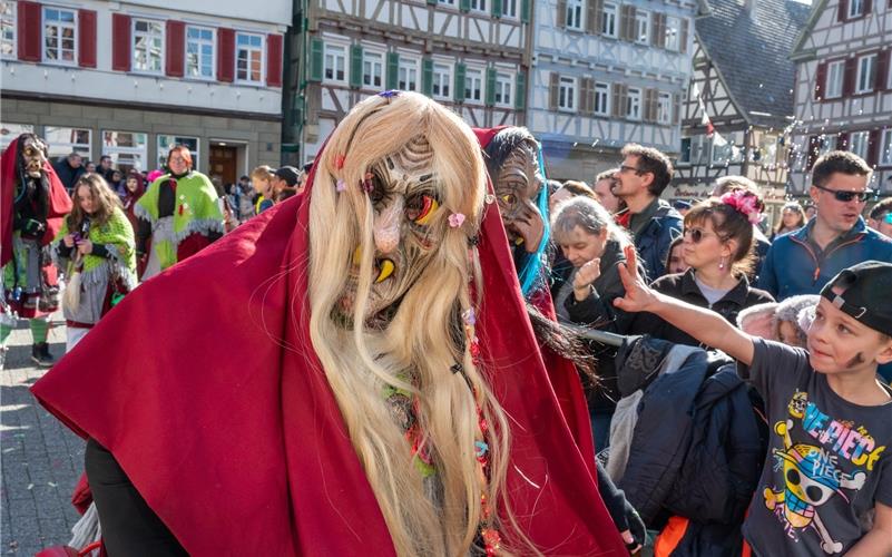 Pferdemarkt, Umzug, Krämermarkt, Kneipenfasching: Bilder vom Fasnetsdienstag in Herrenberg