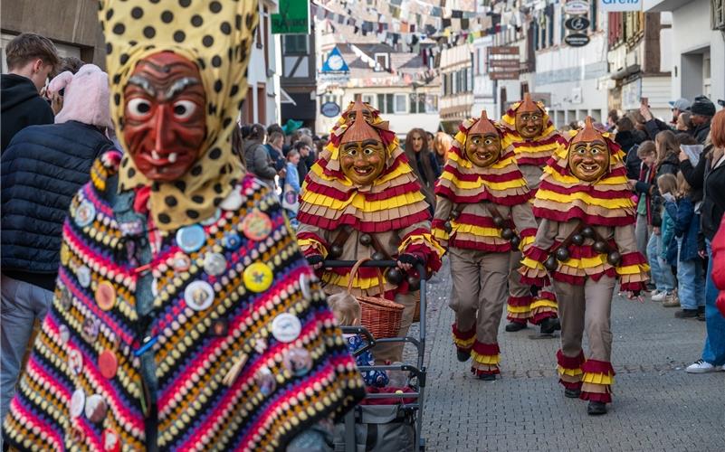 Pferdemarkt, Umzug, Krämermarkt, Kneipenfasching: Bilder vom Fasnetsdienstag in Herrenberg