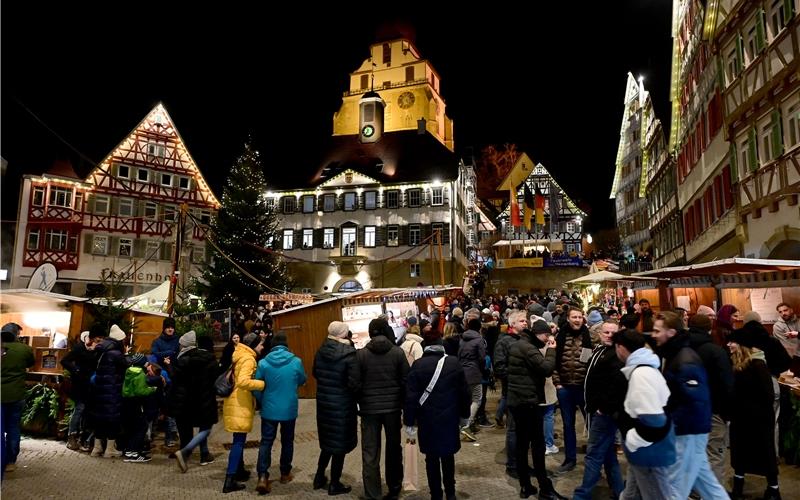 Bilder vom Herrenberger Weihnachtsmarkt