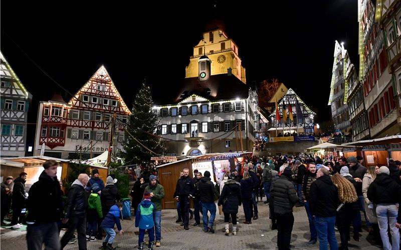 Bilder vom Herrenberger Weihnachtsmarkt