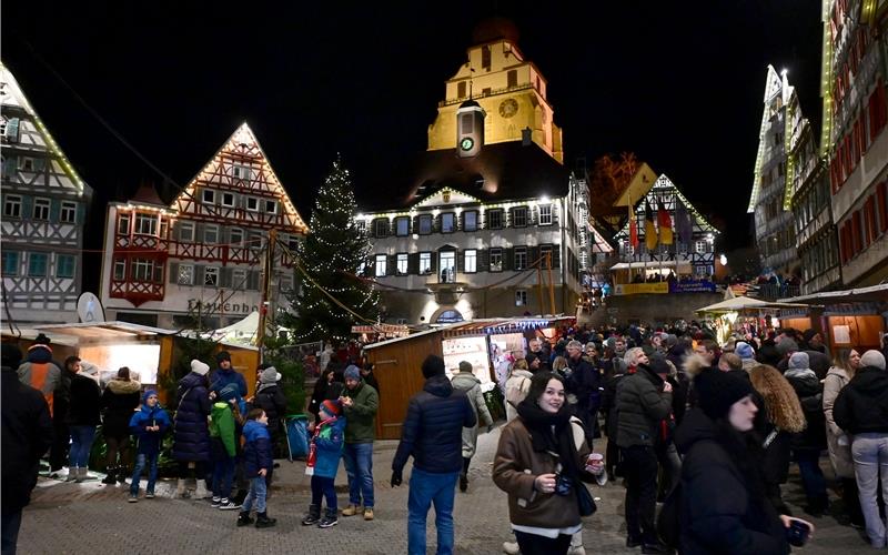 Bilder vom Herrenberger Weihnachtsmarkt