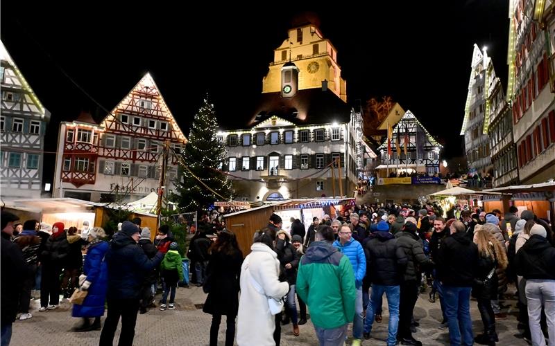 Bilder vom Herrenberger Weihnachtsmarkt