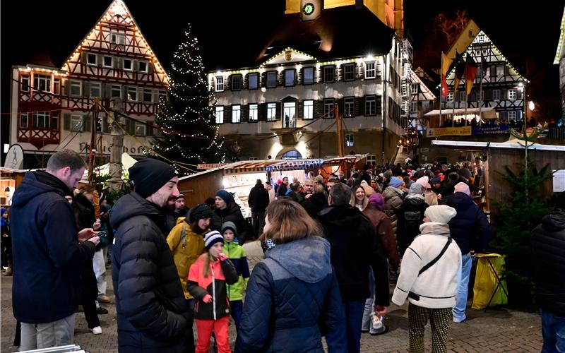 Bilder vom Herrenberger Weihnachtsmarkt