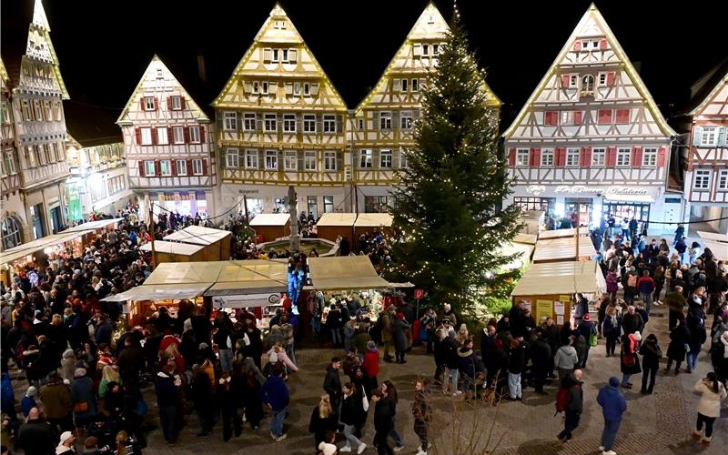 Bilder vom Herrenberger Weihnachtsmarkt