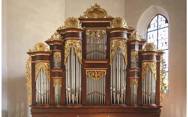 In Tailfingen (Bild links) und Gültlingen sind die Weinmar’schen Orgeln noch bis heute in der Kirche anzutreffen. GB-Fotos: gb