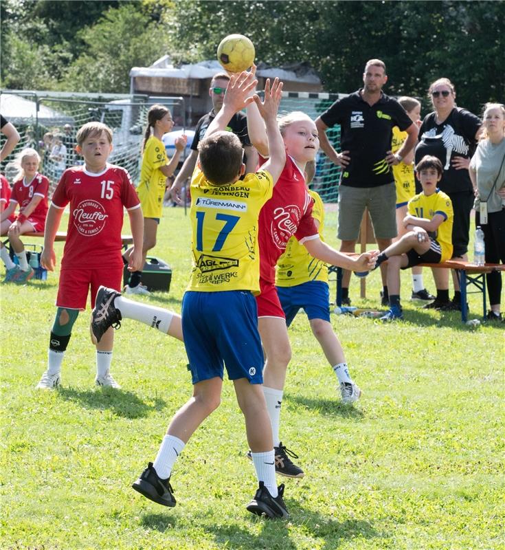 Kuppingen, Sportgelände, Handball, Jugendturnier, HSV Oberjesingen-Kuppingen,  S...