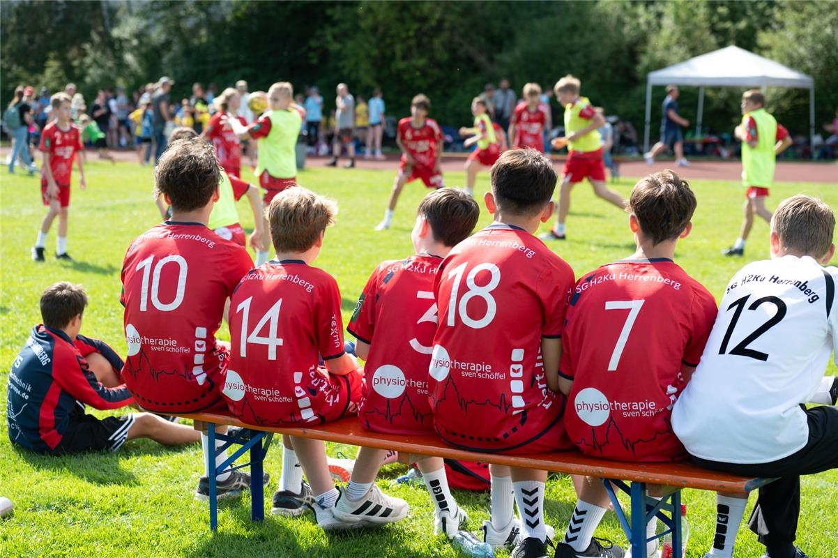 Kuppingen, Sportgelände, Handball, Jugendturnier, HSV Oberjesingen-Kuppingen,  G...