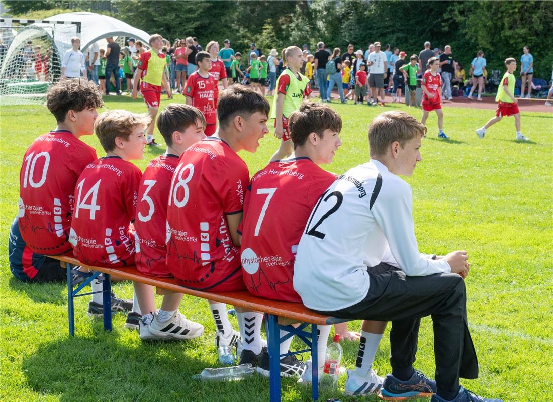 Kuppingen, Sportgelände, Handball, Jugendturnier, HSV Oberjesingen-Kuppingen,  G...