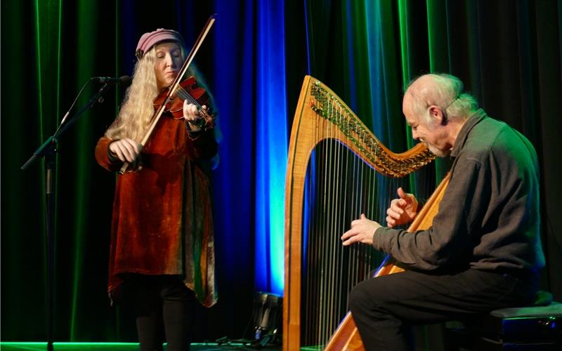 Máire Breatnach und Thomas Loefke sind Ausnahmekünstler ihres Gebiets. GB-Foto: gb