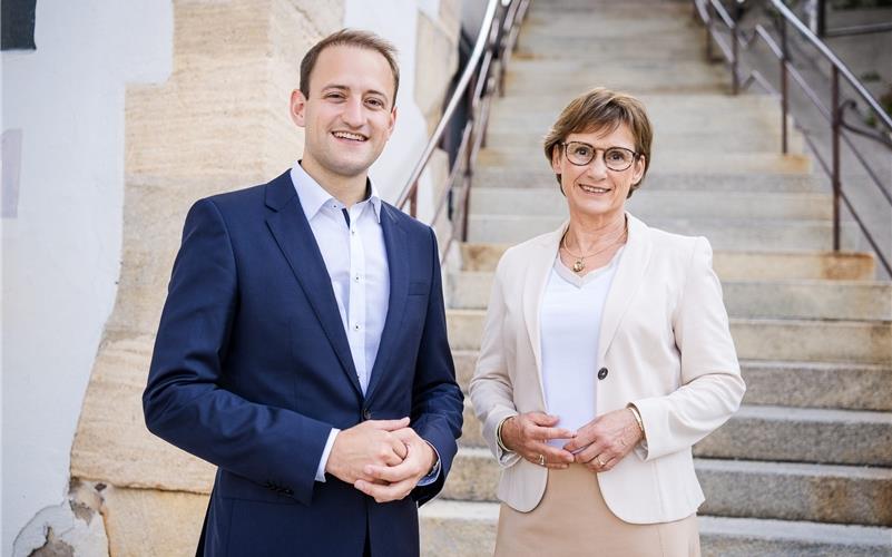 Matthias Miller sitzt für den Wahlkreis Böblingen/Sindelfingen, Sabine Kurtz für den Wahlkreis Leonberg/Herrenberg. GB-Foto: gb