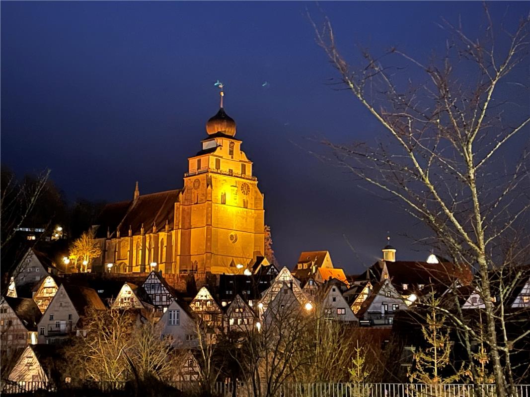 Mein oftmaliger Anblick unserer Stiftskirche, immer wieder schön, sie zu betrach...