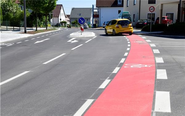 Die Ortsdurchfahrt Ist Fertig Gebaut