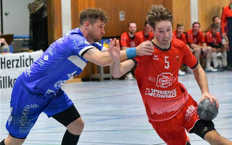 Moritz Werner (rechts) hängt sich voll rein: „Wir wollen den dritten Sieg in Folge.“GB-Foto: Gebhardt