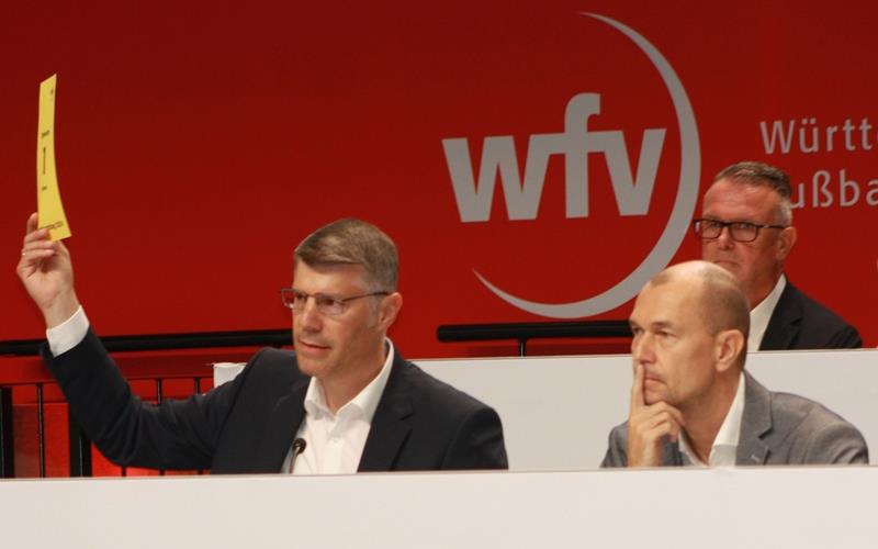 Nach vollzogener Strukturreform wollen Matthias Schöck (links) und WFV-Geschäftsführer Frank Thumm den Verband nun in ruhigere Zeiten führen. GB-Foto: gb