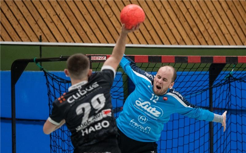 Nicolas Rhotert brachte mit seinen Paraden die Bottwar-Handballer regelrecht zur Verzweiflung. GB-Foto: Schmidt