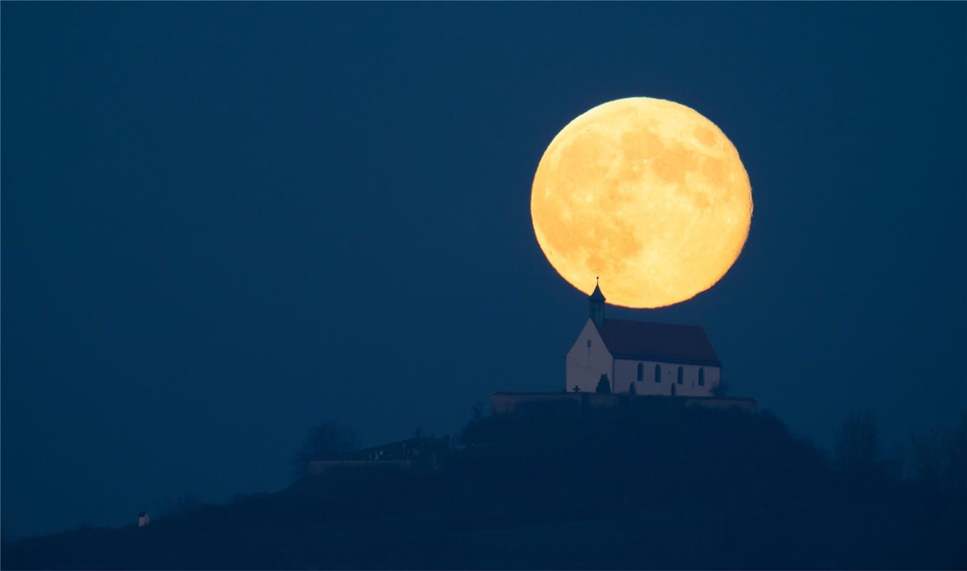 November-Vollmond am Samstag.  Von Monika Suhm aus Gärtringen.