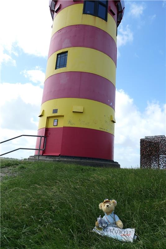 Otto grüßt den Gäubote aus seiner Heimat (Ostfriesland Pilsumer Leuchtturm, Nord...