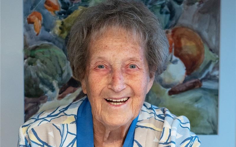 Rita Leins aus Mötzingen feiert ihren 90. Geburtstag. GB-Foto: Vecsey