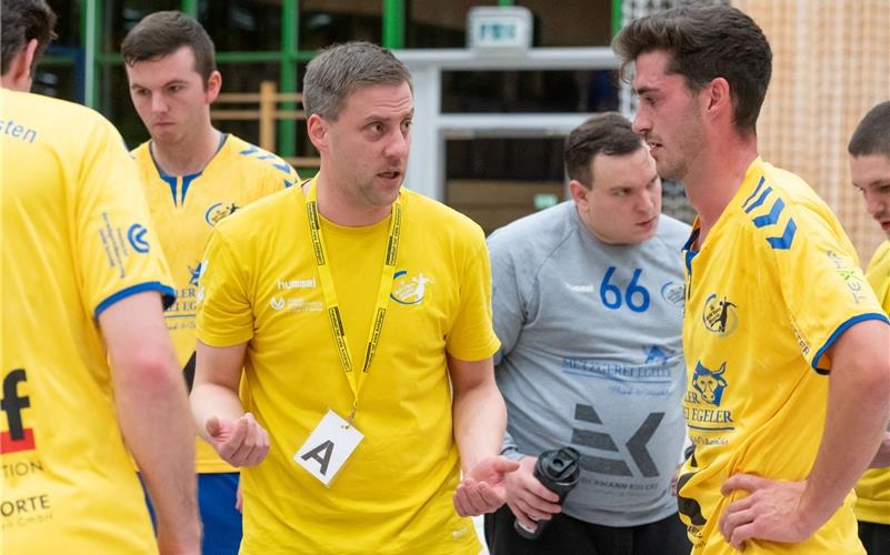 SG-AmmerGäu-Trainer Manuel Bahlinger (links) mit Spielmacher Marco Krauß: Der Fehlstart in der Bezirksoberliga mit 0:6 Punkten ist nun perfekt. GB-Foto: Vecsey