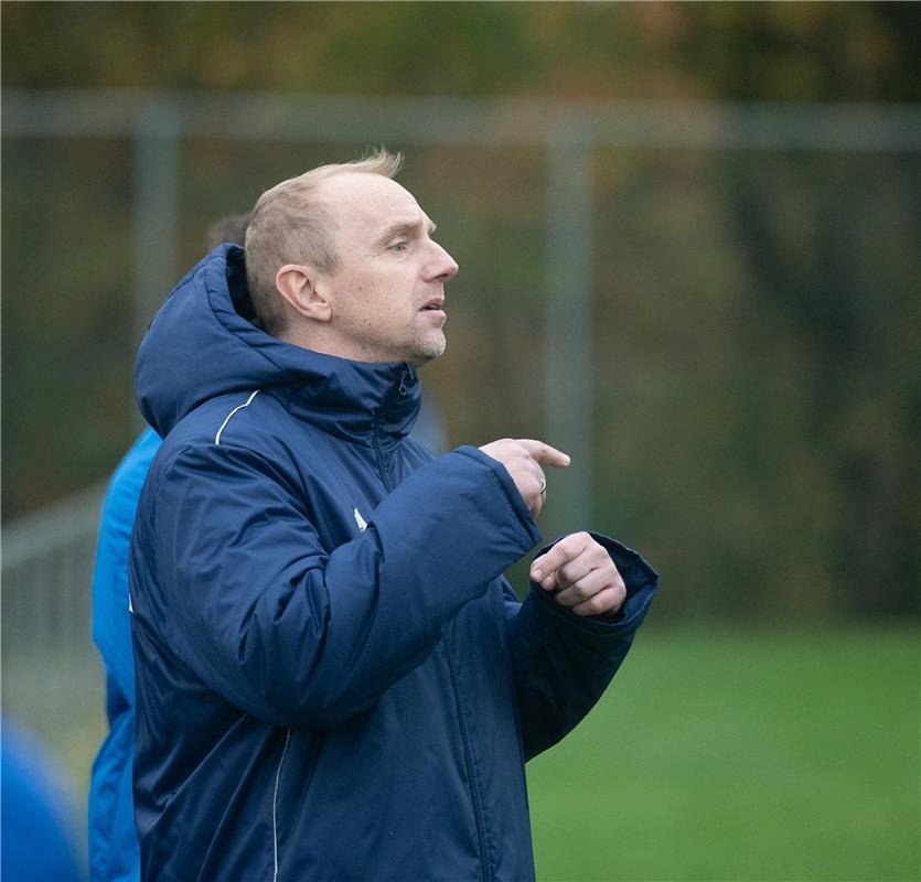 Trainer David Wieczorek SG Gäufelden - TSV Hildrizhausen 11 / 2024 Foto: Schmidt