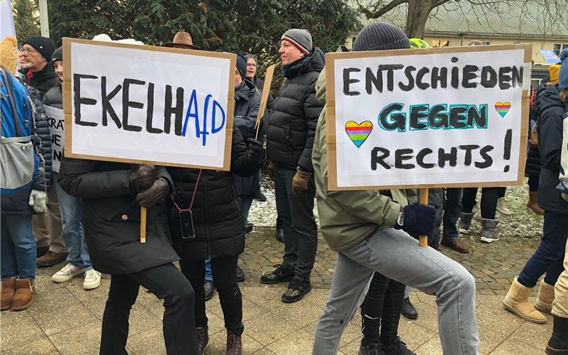 Großdemo am Sonntag in Herrenberg gegen rechts: 6000 Menschen in der Innenstadt