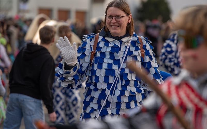 Bilder vom ersten Fasnetsumzug durch Rohrau