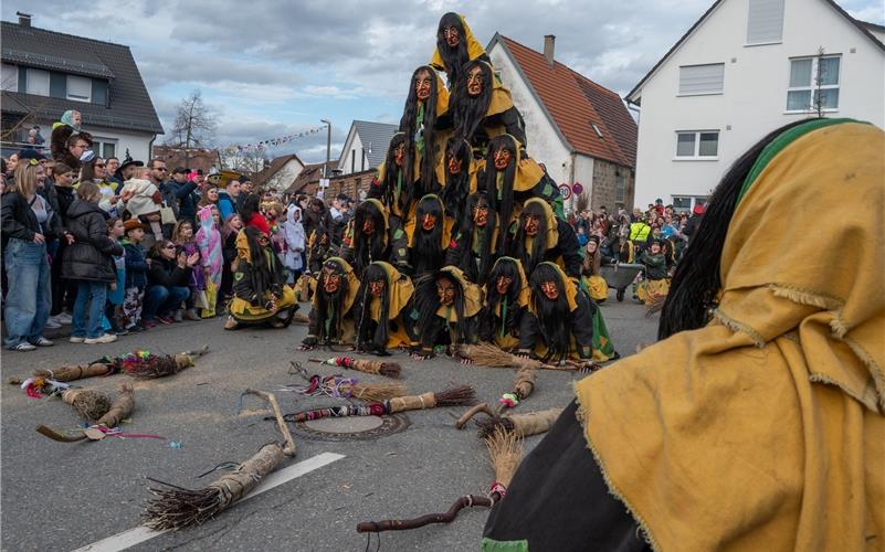 Bilder vom ersten Fasnetsumzug durch Rohrau