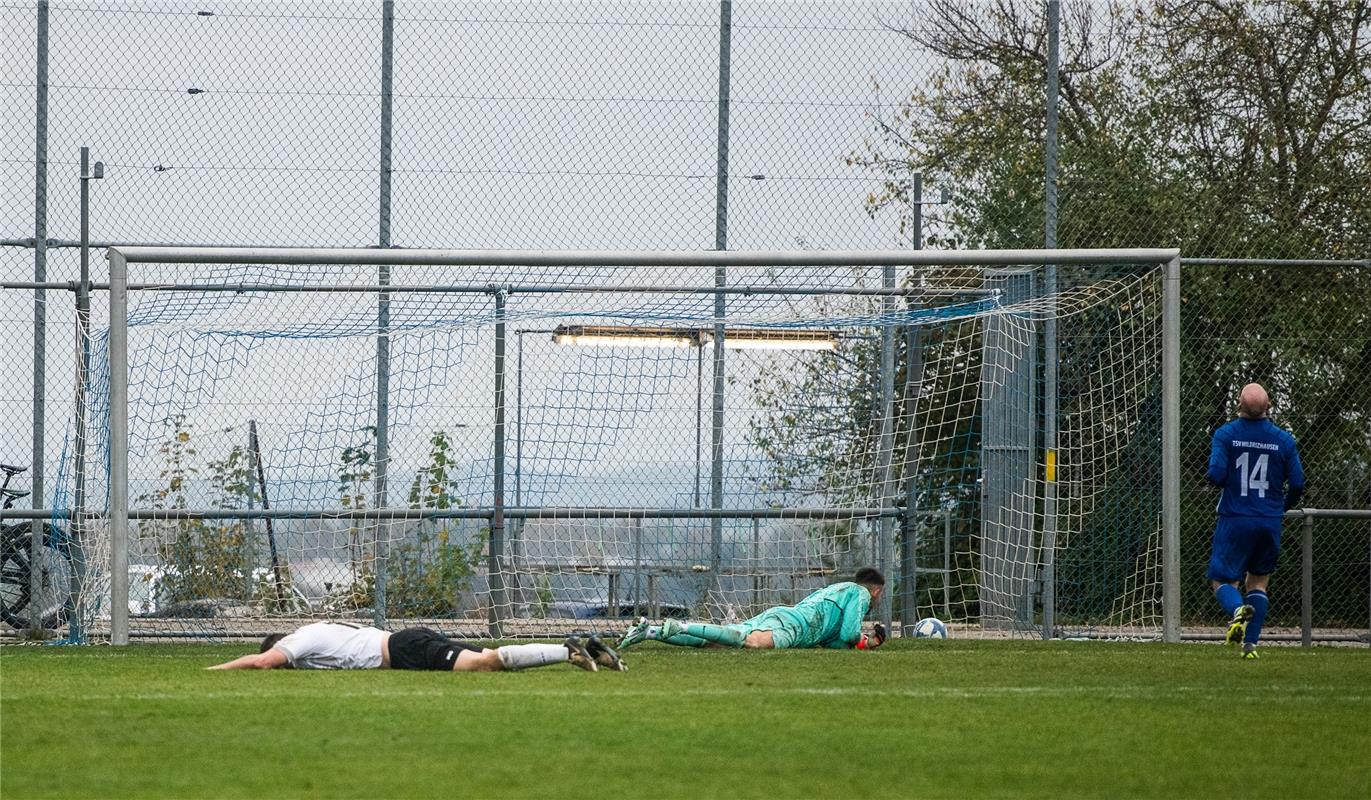 das 2-0 durch Pascal Buyer Gäufelden - TSV Hildrizhausen 11 / 2024 Foto:  Schmid...